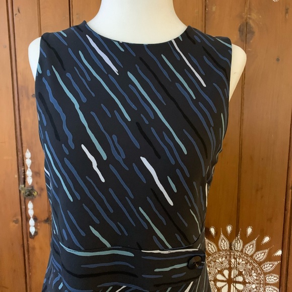 Kenneth Cole knee-length navy dress. - Picture 3 of 6